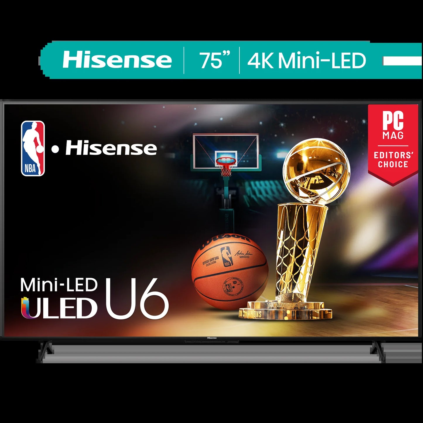 75-Inch Class U6 Series Mini-Led ULED 4K UHD Google Smart TV (75U6N) - QLED Quantum Dot Color, Dolby Vision, Full Array Local Dimming, Game Mode Plus